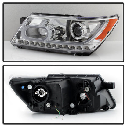 SPYDER xTune Dodge Journey 2009-2014 Light Bar DRL Projector - Black PRO-JH-DJ09-LBBRL-C 9036637