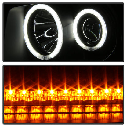 SPYDER xTune 07-11 Dodge Nitro CCFL Halo Projector Headlights w/LED Signal - Blk (PRO-JH-DNIT07-CCFL-BK) 9036880