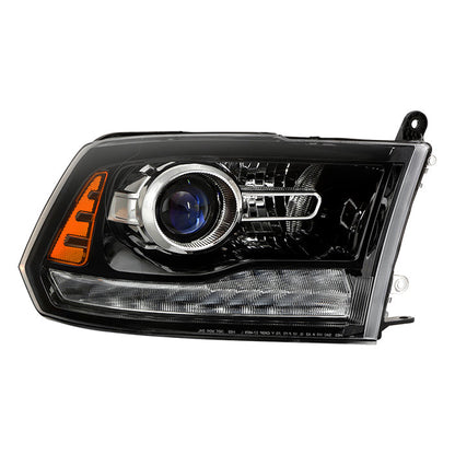 SPYDER Xtune 16-18 Ram 1500/2500/3500 (Projector LED) OEMStyle Headlights Black Right (PRO-JH-DR16-OE-BK-R) 9948299