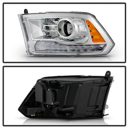 SPYDER Xtune 16-18 Ram 1500/2500/3500 (Projector LED) OEM Style Headlights Left (PRO-JH-DR16-OE-L) 9948268