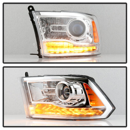 SPYDER Xtune 16-18 Ram 1500/2500/3500 (Projector LED) OEM Style Headlights Left (PRO-JH-DR16-OE-L) 9948268