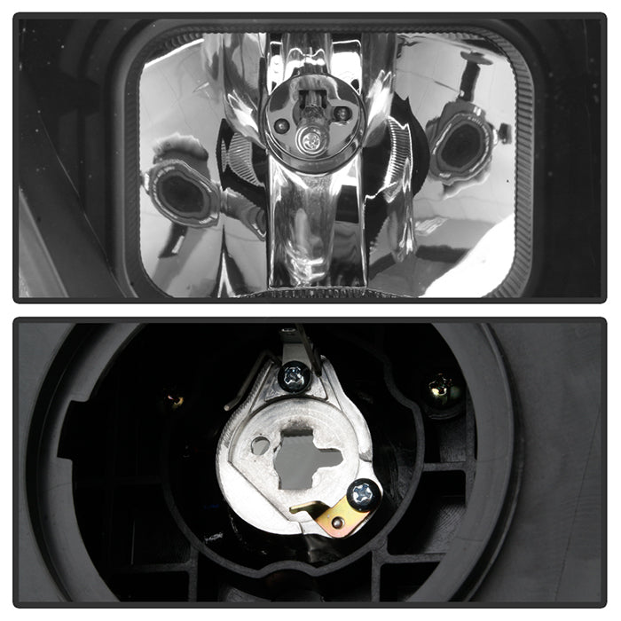 SPYDER xTune Ford Edge 07-10 Light Bar Projector Headlights - Black (PRO-JH-FEDGE07-LB-BK) 9046834