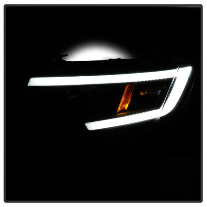 SPYDER xTune Ford Edge 07-10 Light Bar Projector Headlights - Black (PRO-JH-FEDGE07-LB-BK) 9046834
