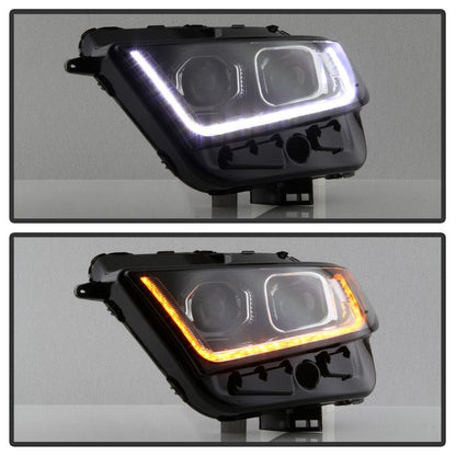 SPYDER xTune 15-16 Ford Edge (Halogen Model Only) LED Projector Headlights - Chrome PRO-JH-FEDGE15-LED-C 9939815