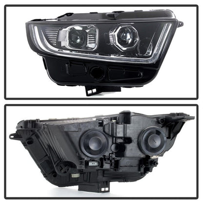 SPYDER xTune 15-16 Ford Edge (Halogen Model Only) LED Projector Headlights - Chrome PRO-JH-FEDGE15-LED-C 9939815
