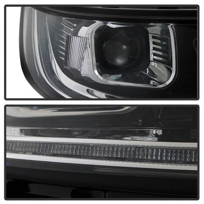 SPYDER xTune 15-16 Ford Edge (Halogen Model Only) LED Projector Headlights - Chrome PRO-JH-FEDGE15-LED-C 9939815
