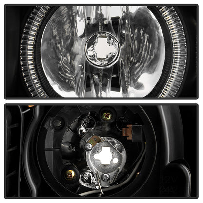 SPYDER Xtune Ford F150 09-14 Projector Headlights Halogen Model Only LED Halo Black PRO-JH-FF15009-CFB-BK 9032226