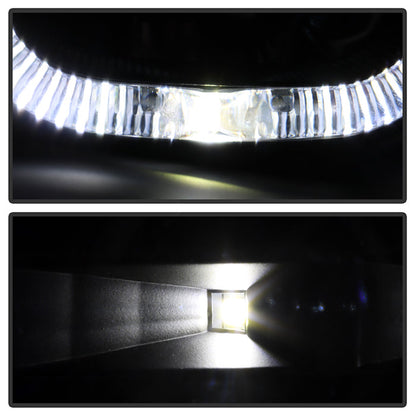 SPYDER Xtune Ford F150 09-14 Projector Headlights Halogen Model Only LED Halo Black PRO-JH-FF15009-CFB-BK 9032226