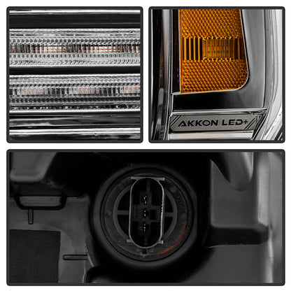 SPYDER Xtune 21-23 Ford F150 (Halogen Models) Full LED Headlights - Chrome (PRO-JH-FF15021-FLED-C) 9052606