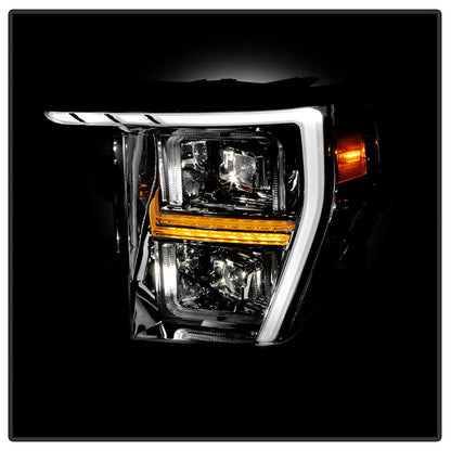 SPYDER Xtune 21-23 Ford F150 (Halogen Models) Full LED Headlights - Chrome (PRO-JH-FF15021-FLED-C) 9052606