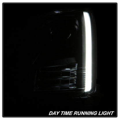 SPYDER xTune 06-09 Ford Fusion Light Bar DRL Projector Headlights - Black (PRO-JH-FFU06-LB-BK) 9042119