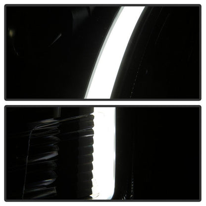 SPYDER xTune 06-09 Ford Fusion Light Bar DRL Projector Headlights - Black (PRO-JH-FFU06-LB-BK) 9042119