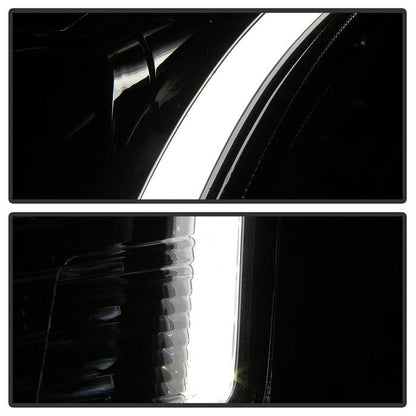 SPYDER xTune 06-09 Ford Fusion Light Bar DRL Projector Headlights - Chrome (PRO-JH-FFU06-LB-C) 9042126