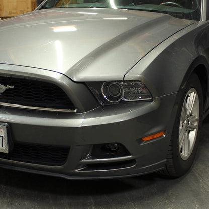 SPYDER xTune 10-14 Ford Mustang Halogen w/LED DRL Projector Headlights Black PRO-JH-FM10-LED-BK 9946271