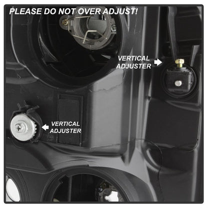 SPYDER Xtune Ford Super Duty 11-16 Projector Headlights Light Bar Drl Black Smoked PRO-JH-FS11-LBBRL-BSM 9034930