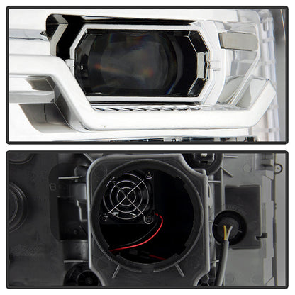 xTune GMC Sierra 1500 14-15 Sierra 2500 3500 15-17 Headlight Halogen Mdls- Chrome PRO-JH-GS14-FLED-C 9050114
