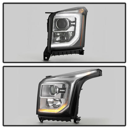 SPYDER xTune 15-20 GMC Yukon+XL HID Only w/LED DRL Projector Headlight OE Left (PRO-JH-GYD15-HID-OE) 9954856