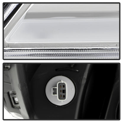 SPYDER xTune 11-17 Honda Odyssey Halogen Models Projector Headlights w/LED - Chrome (PRO-JH-HODY11-SQ-C) 9055256