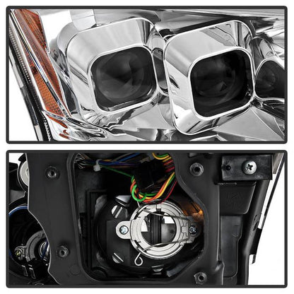 SPYDER xTune 10-13 Infiniti G37 Sdn LED Proj H.L. w/Seq. Sig - Chrm (PRO-JH-IG3507-4D-LB-C) 9043109