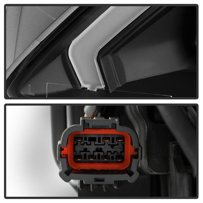 SPYDER 08-15 Infiniti G37 G37X Coupe Full LED Projector Headlights w/ Sequential Turn Signal - Black 9050473