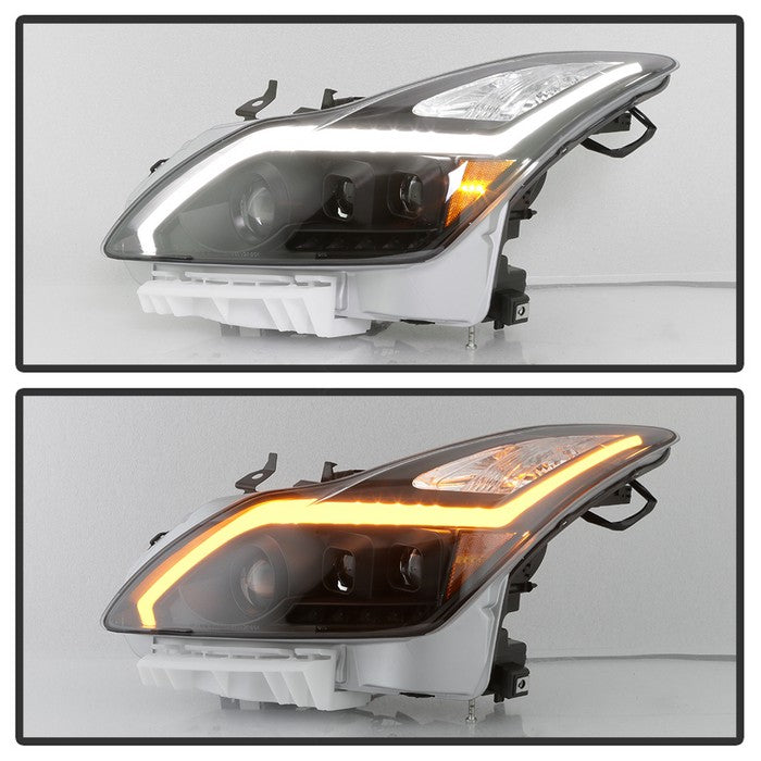 SPYDER xTune Infiniti G37 Coupe (non-AFS) 08-15 Projector Headlights - Black PRO-JH-IG3708-2D-LB-BK 9039331