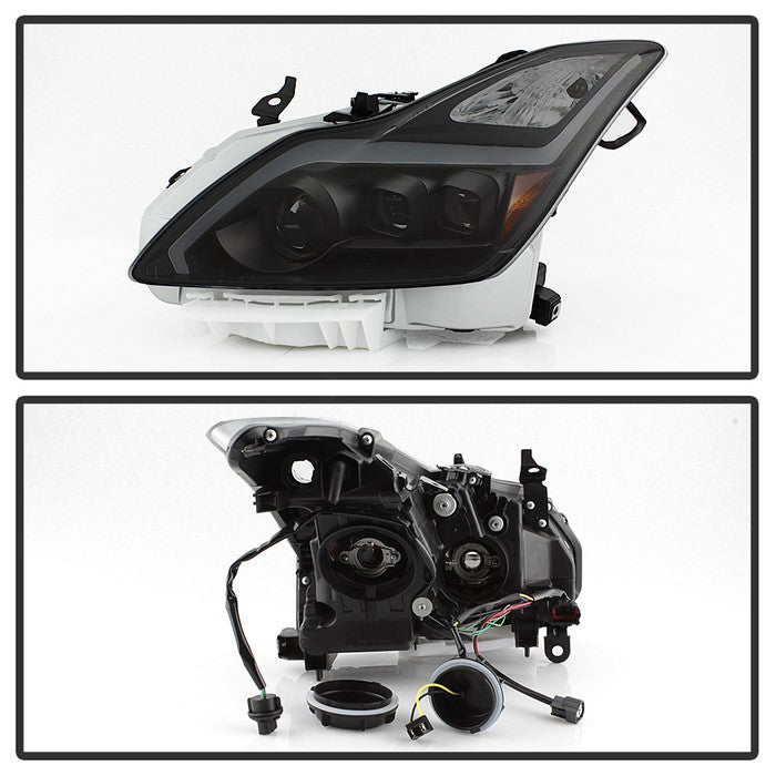 SPYDER xTune Infiniti G37 Coupe HID Only 08-15 Projector Headlights Black Smoked PRO -JH-IG3708-2D-LB-BSM 9039348
