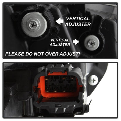 SPYDER xTune Infiniti G37 Coupe HID Only 08-15 Projector Headlights Black Smoked PRO -JH-IG3708-2D-LB-BSM 9039348