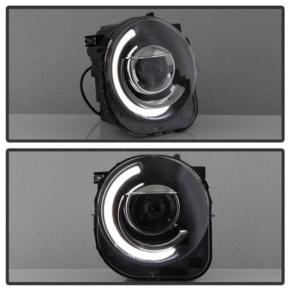 SPYDER xTune 15-17 Jeep Renegade Light Bar DRL Projector Headlights -Black (PRO-JH-JREN-LBDRL-BK) 9039720