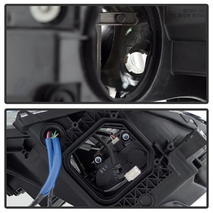 SPYDER xTune Lexus GS 06-11 OE Projector Headlights (w/AFS. HID fit) - Chrome Left PRO-JH-LGS06-AFS-AM-C-L 9936388