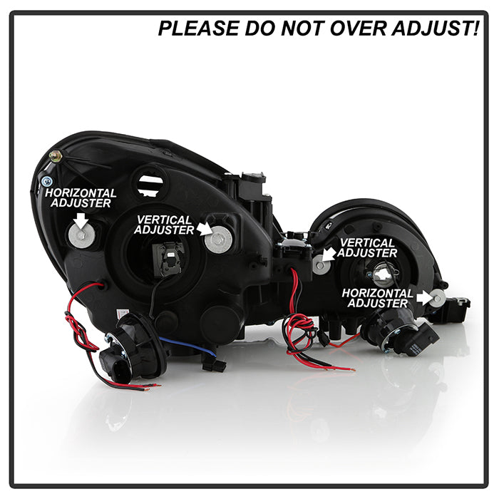 SPYDER Xtune Lexus GS300/GS400/GS430 98-05 Halogen Only Halo Projector Headlights Chrome PRO-JH-LGS98-LED-C 9027833