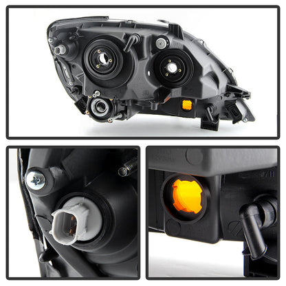 SPYDER Xtune Lexus Rx300 99-03 Halogen Only (Bulbs Not Included) Crystal Headlights Black PRO-JH-LRX99-BK 9028243