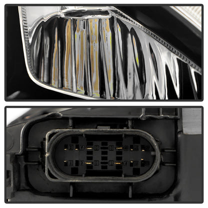 SPYDER Xtune 15-18 Mercedes C Class LED Single Projector Headlight - OE Right PRO-JH-MBW20515-FLED-OE-R 9959387