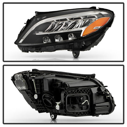 SPYDER 21-22 Mercedes C300 LED Non-AFS 6-Pin OE Left Projector Headlight (PRO-JH-MBW20521-LED-OE-L) 9959172