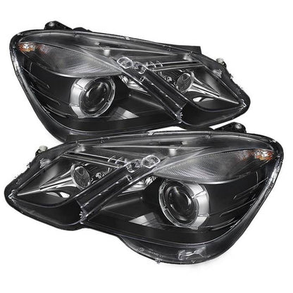 SPYDER Xtune Mercedes E-Class 10-12 OE Projector Headlights (w/AFS. Hid Fit) Black PRO-JH-MBW21210-AFS-BK 5075826