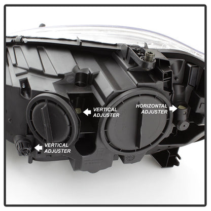 SPYDER xTune Mercedes Benz S-Class W221 LED Projector Headlights - Chrome (PRO-JH-MBW22107-HID-C) 9937064