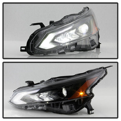 xTune Nissan Altima 19-20 4Dr w High Beam LED Projector Headlight - OE SET PRO-JH-NA20-HBA-LED-OE-BK 9949401