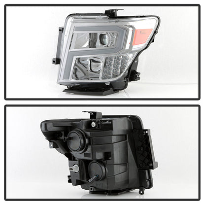 Xtune Nissan Titan (Halogen Only) 06-20 Projector Headlights Chrome PRO-JH-NTI16-LBBRL-C 9049248