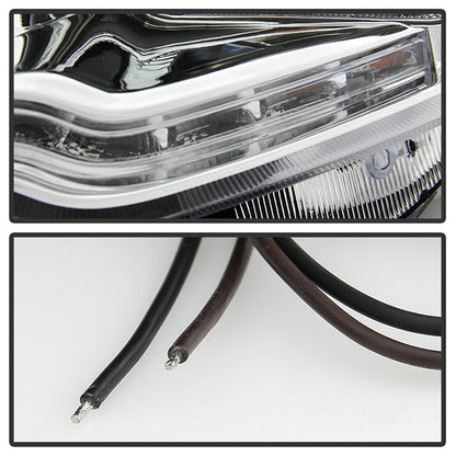 SPYDER xTune 15-18 Subaru Impreza WRX Halogen Projector Headlights - DRL - Chrome PRO-JH-SWRX15-LB-C 9047626