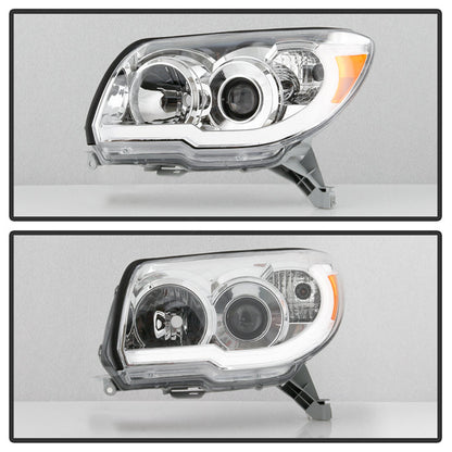 Xtune Toyota 4Runner 06-09 LED Light Bar Projector Headlights - Chrome 9046865