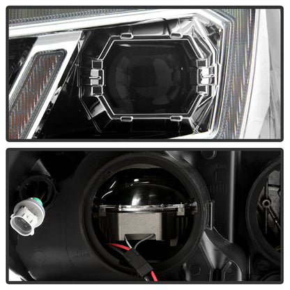 xTune Toyota Tacoma 16-19 TRD Model LED DRL Projector Headlights- Chrome PRO-JH-TTA16-FLED-TRD-C 9050091