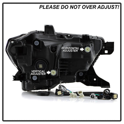 SPYDER Xtune 16-22 Toyota Tacoma Full LED w/DRL Headlight - Chrome (PRO-JH-TTA20-FLED-AM-C) 9953347