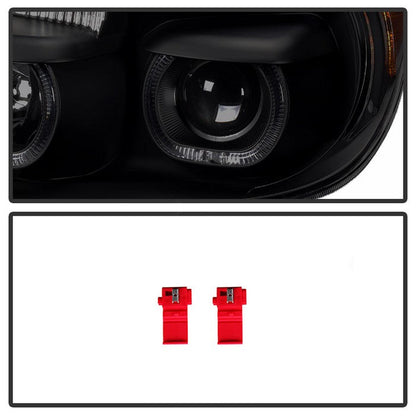 SPYDER Xtune Toyota Tundra 07-13 Projector Headlights Eliminates AFS LED Halo Smoked PRO-JH-TTUN07-CFB-BSM 9032318