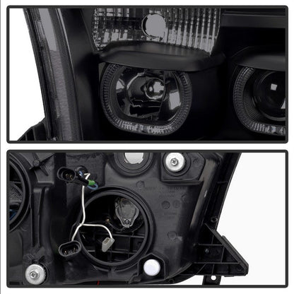 SPYDER Xtune Toyota Tundra 07-13 Projector Headlights Eliminates AFS LED Halo Smoked PRO-JH-TTUN07-CFB-BSM 9032318