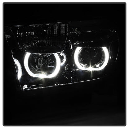 SPYDER Xtune Toyota Tundra 07-13 Projector Headlights Eliminates AFS LED Halo Chrome PRO-JH-TTUN07-CFB-C 9032325