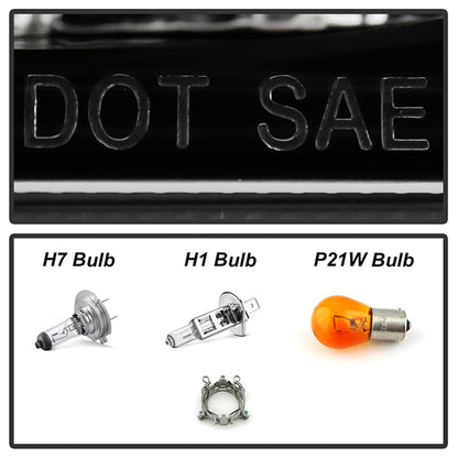 Spyder Audi A3 06-08 Projector Headlights Halogen Model Only - DRL Black PRO-YD-AA306-DRL-BK 5008510