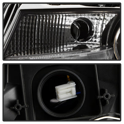Spyder Audi A4 09-12 Projector Headlights Xenon/HID Model Only - DRL LED Blk PRO-YD-AA408-HID-DRL-BK 5080752