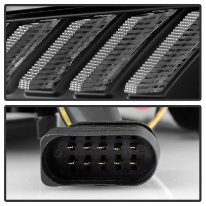 Spyder 13-16 Audi A4/S4 Halogen Model Only High-Power LED Headlights - Black PRO-YD-AA413HALAP-BK 5088345