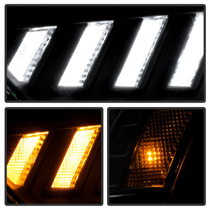 Spyder 13-16 Audi A4/S4 HID Model Only High-Power LED Headlights - Black PRO-YD-AA413HIDAP-BK 5088352