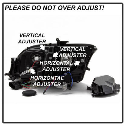 Spyder 08-15 Audi TT Halogen Projector Headlights w/Seq Turn Signal - Black (PRO-YD-ATT08-BK) 5085535
