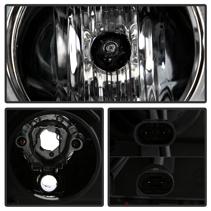 Spyder BMW E46 3-Series 02-05 4DR Projector Headlights 1PC LED Halo Chrm PRO-YD-BMWE4602-4D-AM-C 5042408